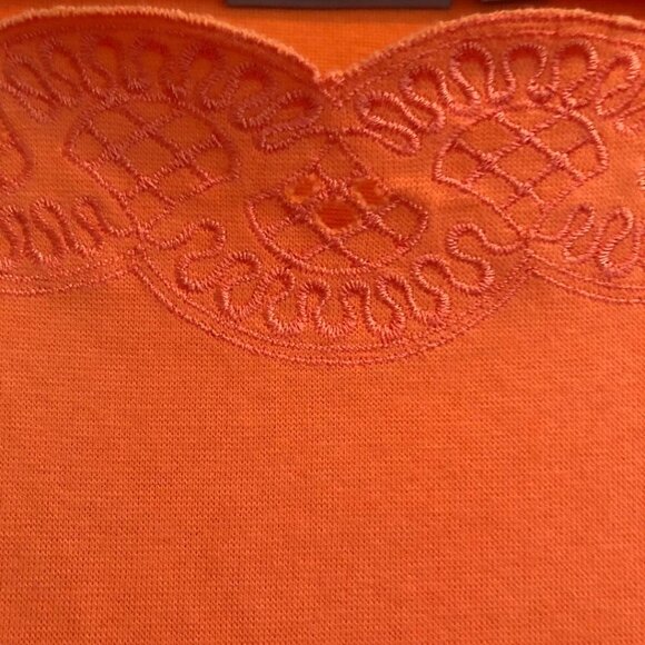 Croft & Barrow, Orange, sleeveless, tank top, Size: PXL (Petite Extra Large) - Picture 3 of 8